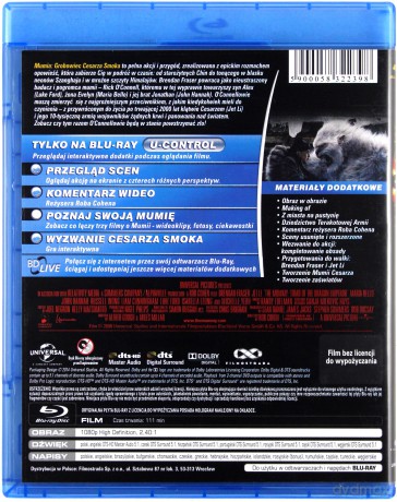 Mumia: Grobowiec Cesarza Smoka [Blu-Ray]