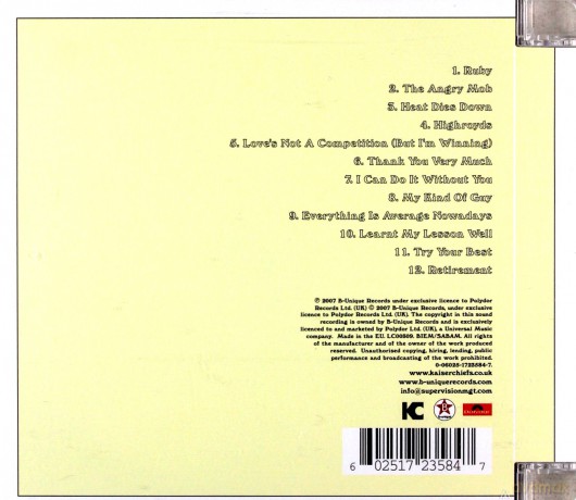 Kaiser Chiefs: Yours Truly, Angry Mob [CD]