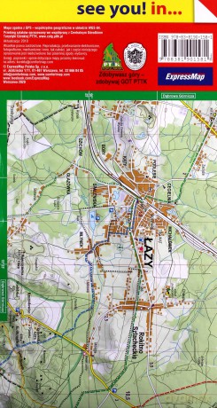 Jura Krakowsko-Częstochowska papierowa mapa turystyczna 1:50 000