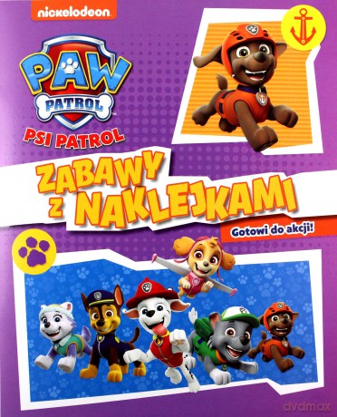 Psi Patrol Zabawy z naklejkami Gotowi do akcji! [KSIĄŻKA]