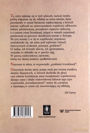Punkty krystalizacji Szkice o literaturze staropolskiej - Krzysztof Koehler [KSIĄŻKA]