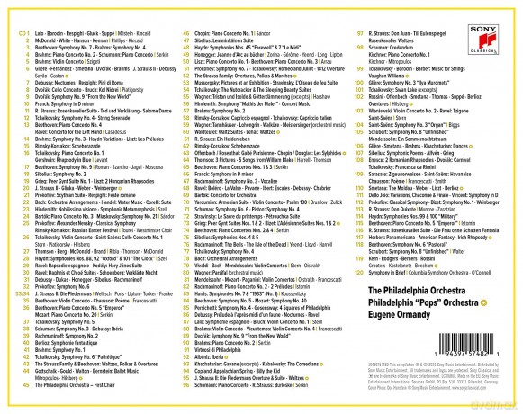 Eugene Ormandy: Eugene Ormandy - The Columbia Legacy [120CD]