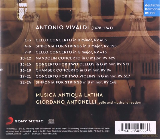 Musica Antiqua Latina: Vivaldi Concertos [CD]