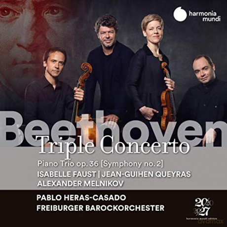 Beethoven: Triple Concerto With Piano Trio Faust Queyras Melnikov Heras-Casado (digipack) [CD]