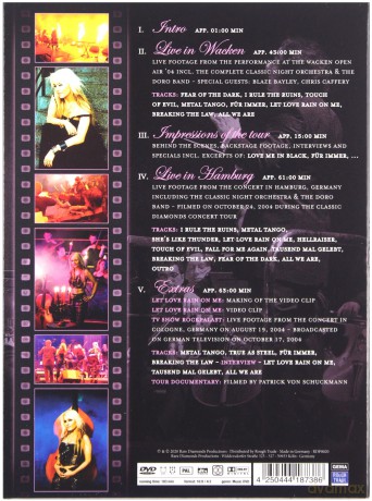 Doro: Classic Diamonds [DVD]