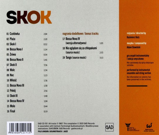 Adam Sławiński: Skok [CD]