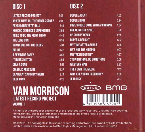 Van Morrison: Latest Record Project Volume I (Deluxe) [2CD]
