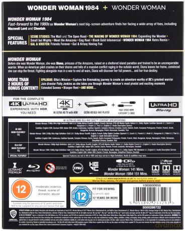 Wonder Woman / Wonder Woman 1984 [2xBlu-Ray 4K]+[2xBlu-Ray]