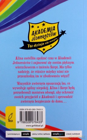 Akademia Jednorożców (Tom 8) Alina i Szept - Julie Sykes [KSIĄŻKA]