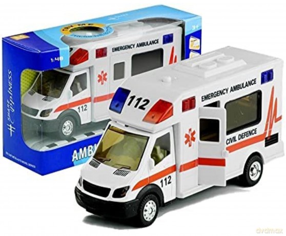 Ambulans Karetka Pogotowie Jeździ Świeci 1:48 [GRA]