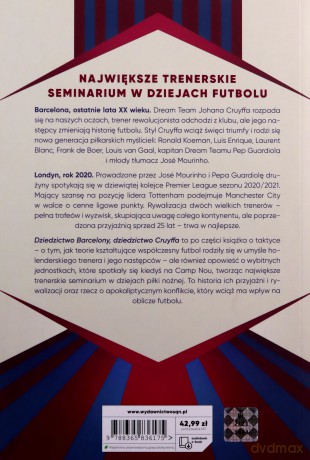 Dziedzictwo Barcelony, dziedzictwo Cruyffa - Jonathan Wilson [KSIĄŻKA]