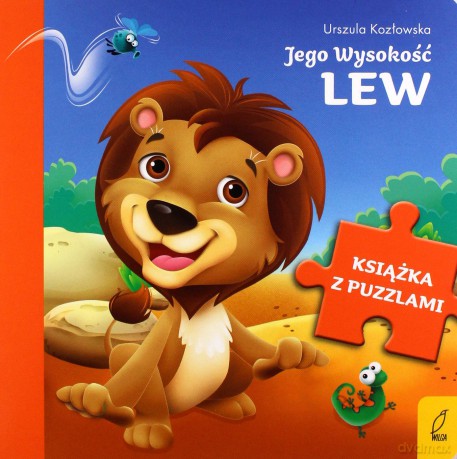 Książka z puzzlami. Jego Wysokość lew - Urszula Kozłowska [KSIĄŻKA]