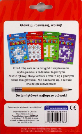Mały szaradzista od 9 lat. Książeczka czerwona [KSIĄŻKA]