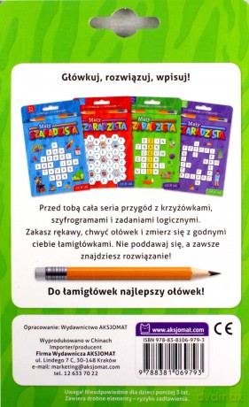 Mały szaradzista od 9 lat. Książeczka zielona [KSIĄŻKA]