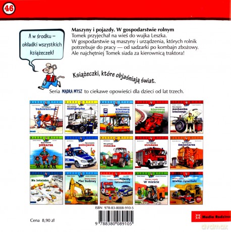 Mądra Mysz. Maszyny i pojazdy. W gospodarstwie rolnym - Monika Wittmann [KSIĄŻKA]