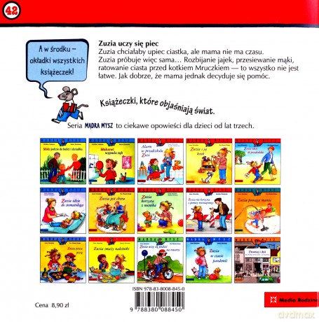 Mądra Mysz. Zuzia uczy się piec - Liane Schneider [KSIĄŻKA]