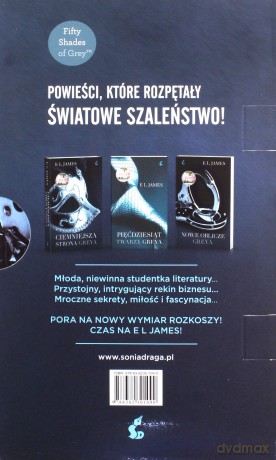 Pięćdziesiąt twarzy Greya / Ciemniejsza strona Greya / Nowe oblicze Greya - E. L. James (pocket) [KSIĄŻKA]