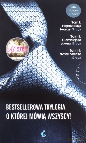 Pięćdziesiąt twarzy Greya / Ciemniejsza strona Greya / Nowe oblicze Greya - E. L. James (pocket) [KSIĄŻKA]
