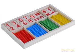 Zestaw Edukacyjny Drewniany Do Nauki Matematyki [GRA]