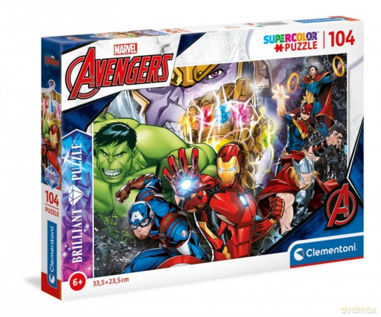 CLEMENTONI 104 el. Marvel [PUZZLE]