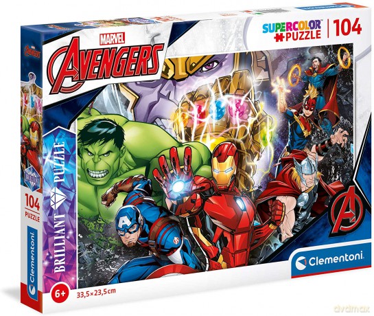 CLEMENTONI 104 el. Marvel [PUZZLE]