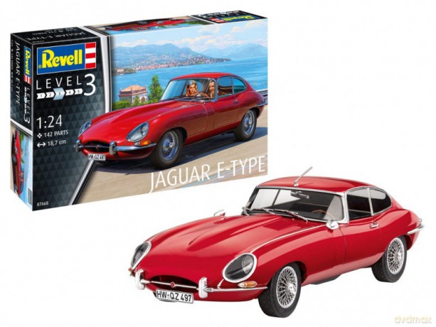 Model do sklejania Jaguar E-Type Coupe