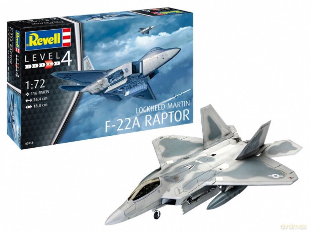 Model do sklejania Lockheed Martin F-22A Raptor