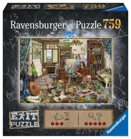 RAVENSBURGER Exit 759 el. Studio artysty [PUZZLE]