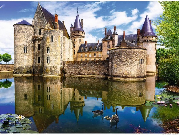 TREFL 3000 el. Zamek Scully-sour-Loire Francja [PUZZLE]