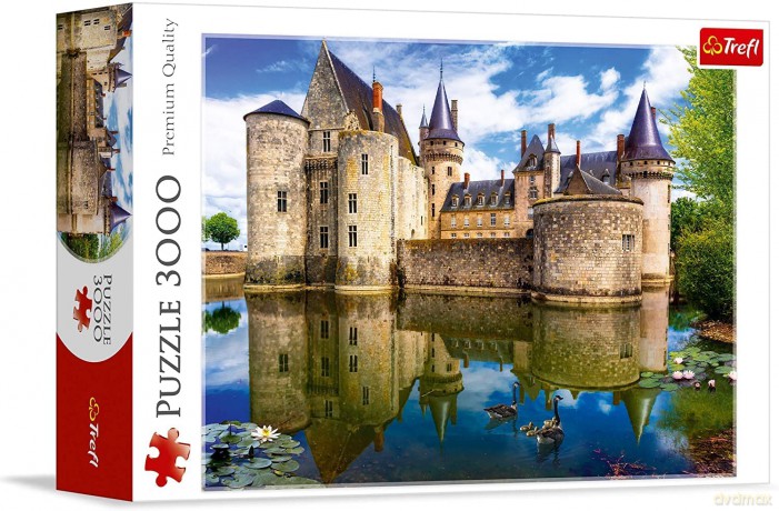 TREFL 3000 el. Zamek Scully-sour-Loire Francja [PUZZLE]