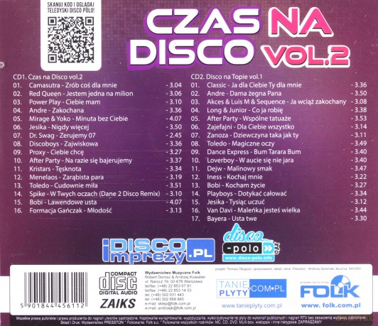 Czas na Disco vol. 2 [2CD]