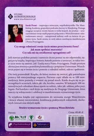 Drogie Uniwersum. 200 mini-medytacji do natychmiastowego osiągania celów - Sarah Prout [KSIĄŻKA]