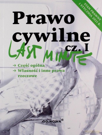 Last Minute Prawo Cywilne cz.I 2021 - Anna Gólska [KSIĄŻKA]
