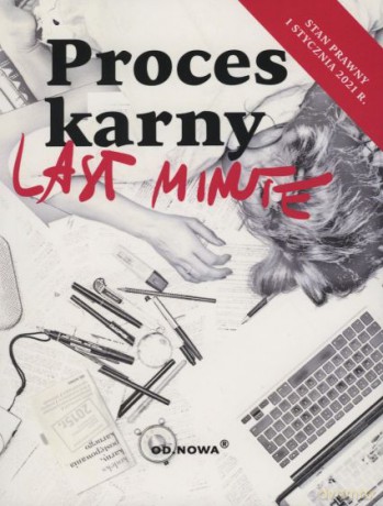 Last Minute Proces Karny 2021 - Bogusław Gąszcz [KSIĄŻKA]