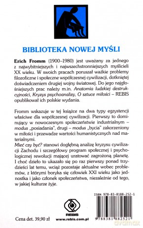 Mieć czy być - Erich Fromm [KSIĄŻKA]