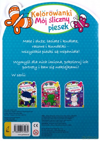 Mój śliczny piesek. Kolorowanka z wykrojnikiem [KSIĄŻKA]