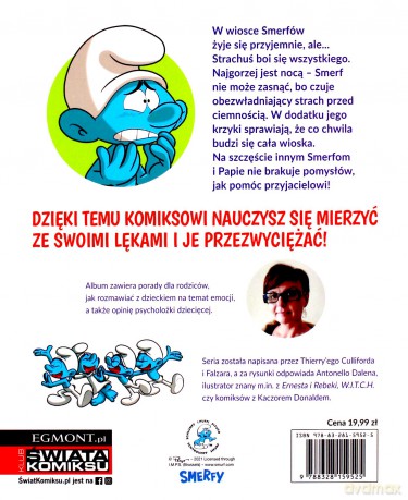 Smerf, który bał się ciemności. Smerfy i świat emocji - Thierry Culliford, Antonello Dalena [KOMIKS]