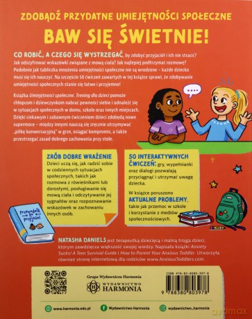 Umiejętności społeczne Trening dla dzieci - Natasha Daniels [KSIĄŻKA]