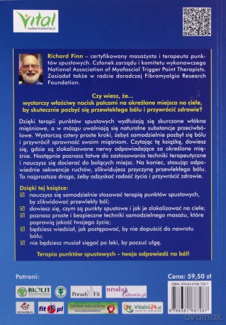 Usuwanie bólu mięśni i kręgosłupa w 4 prostych krokach. Samodzielna terapia punktów spustowych w praktyce - Richard Finn [KSIĄŻKA]