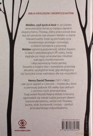 Walden. Czyli życie w lesie - Henry David Thoreau [KSIĄŻKA]