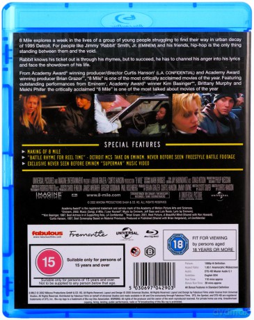 8 Mile (8. mila) [Blu-Ray]