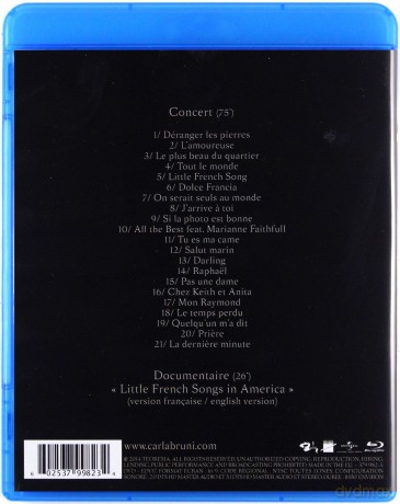 Carla Bruni: A L'Olympia [Blu-Ray]