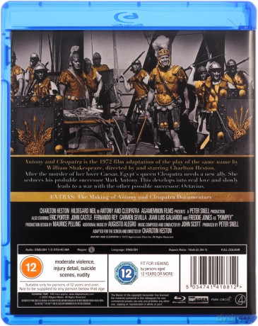 Antony And Cleopatra (Antoniusz i Kleopatra) [Blu-Ray]