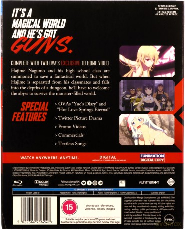 Arifureta: From Commonplace to World's Strongest Season 1 [2xBlu-Ray]