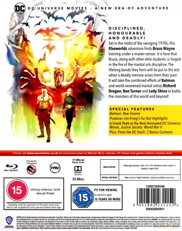 Batman: Soul Of The Dragon [Blu-Ray]
