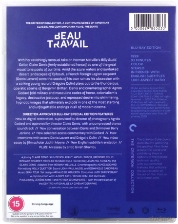 Beau Travail (Piękna praca) [Blu-Ray]