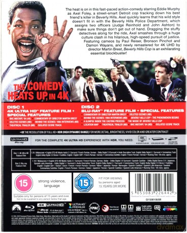 Beverly Hills Cop (Gliniarz z Beverly Hills) [Blu-Ray 4K]+[Blu-Ray]