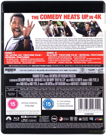 Beverly Hills Cop (Gliniarz z Beverly Hills) [Blu-Ray 4K]+[Blu-Ray]