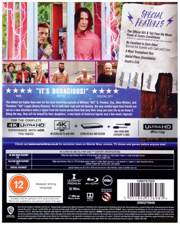 Bill & Ted Face The Music (Bill i Ted ratują wszechświat) [Blu-Ray 4K]+[Blu-Ray]
