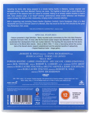 Blue Sky (Błękit nieba) [Blu-Ray]